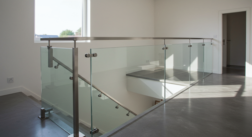 Camlı Korkuluk Sistemleri İçin Paslanmaz Parçalar ve Aparatlar